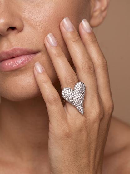 BAGUE CŒUR LUCYA