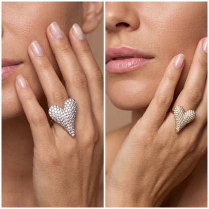 BAGUE CŒUR LUCYA