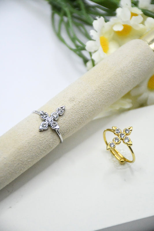 Bague croix LINA
