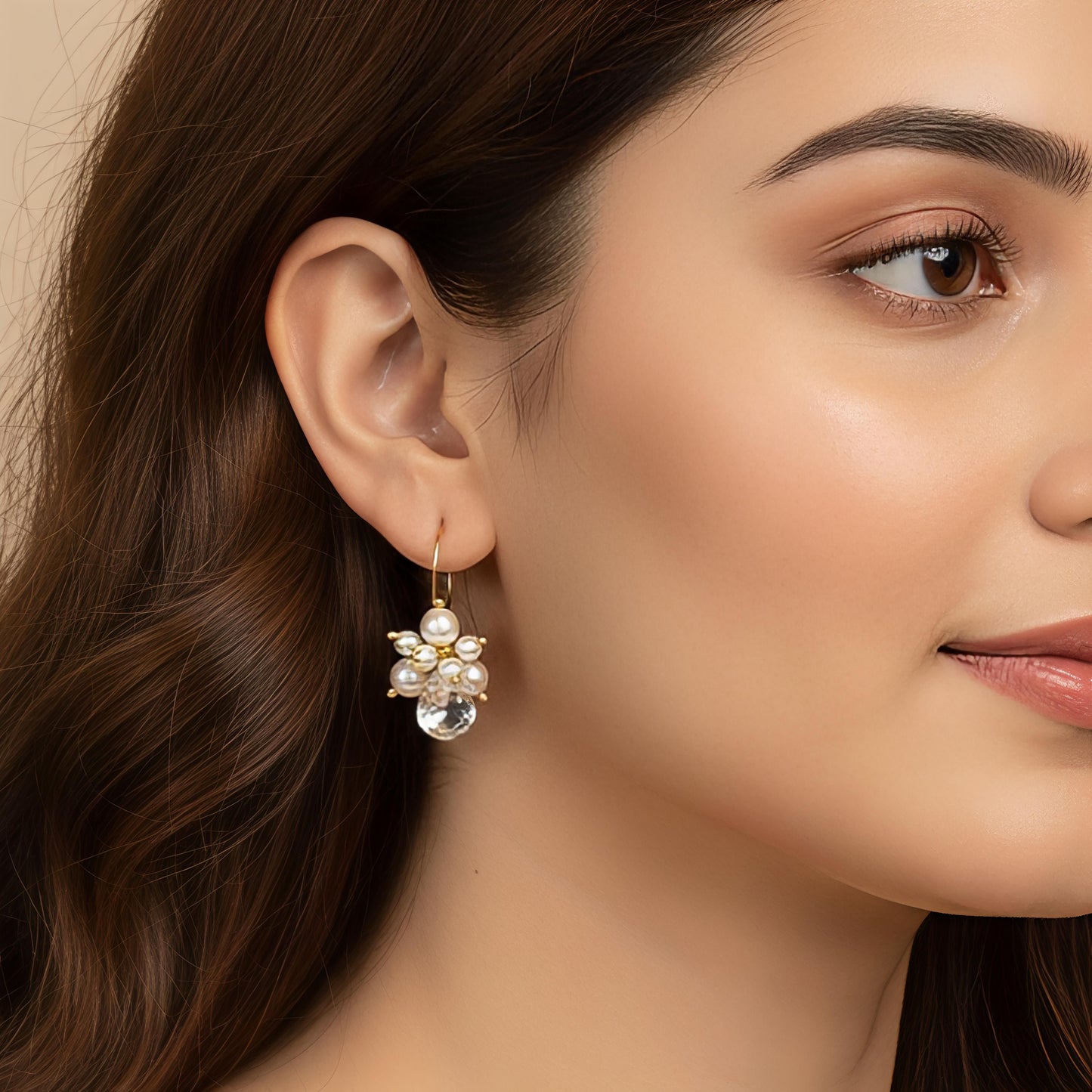 Boucle d’oreille PERLE SINA