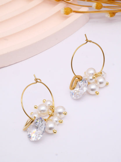 Boucle d’oreille PERLE SINA