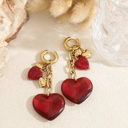 Boucle d’oreille Cœur HYNA