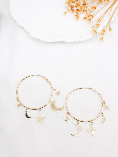 Boucle d’oreille CRÉOLE LUNA