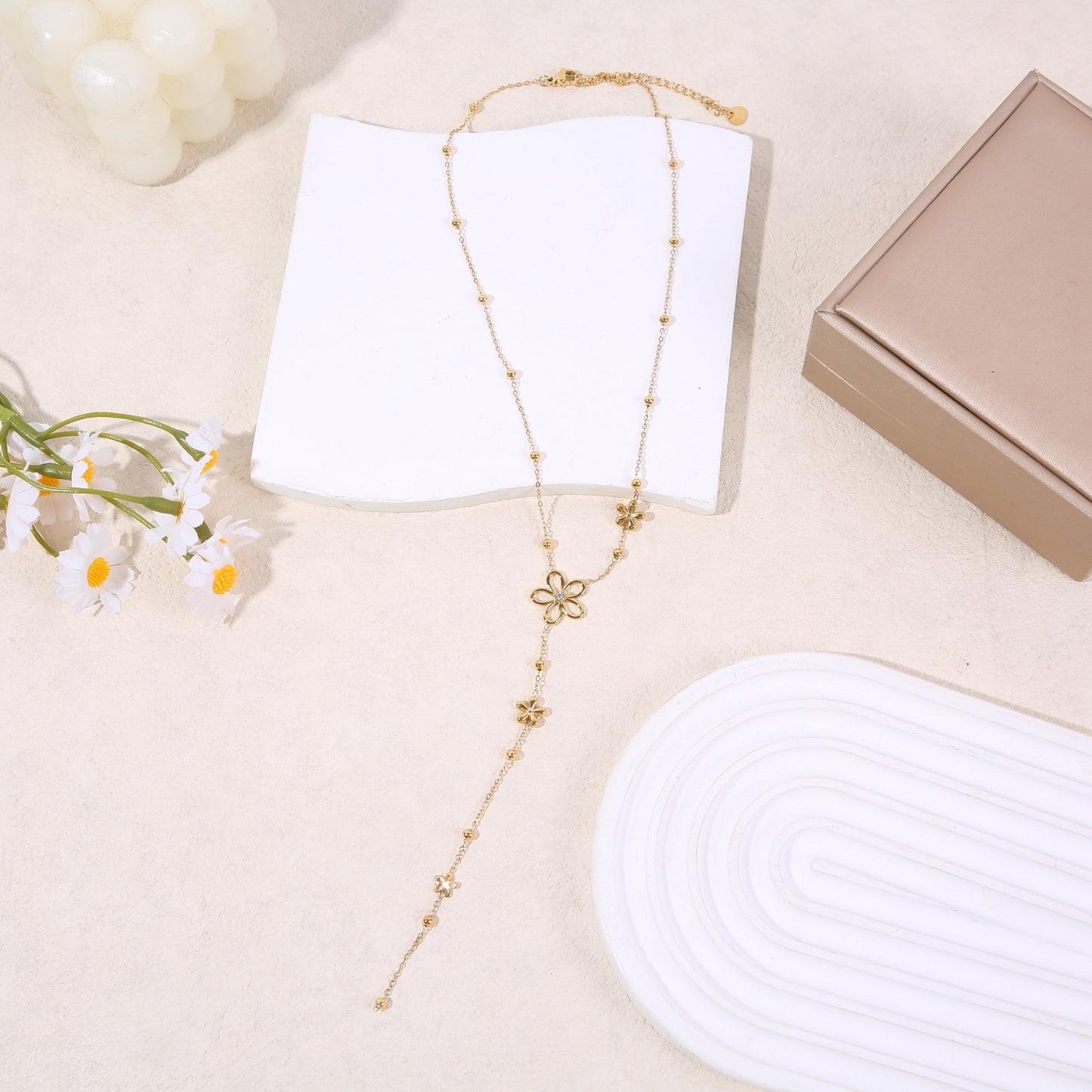 Collier Y FLEUR FONY